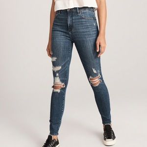 A&f Jeans- high rise & skinny